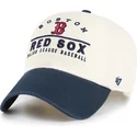 cap-kaareva-beige-adjustable-strap-clean-up-windham-boston-red-sox-mlb-47-brand