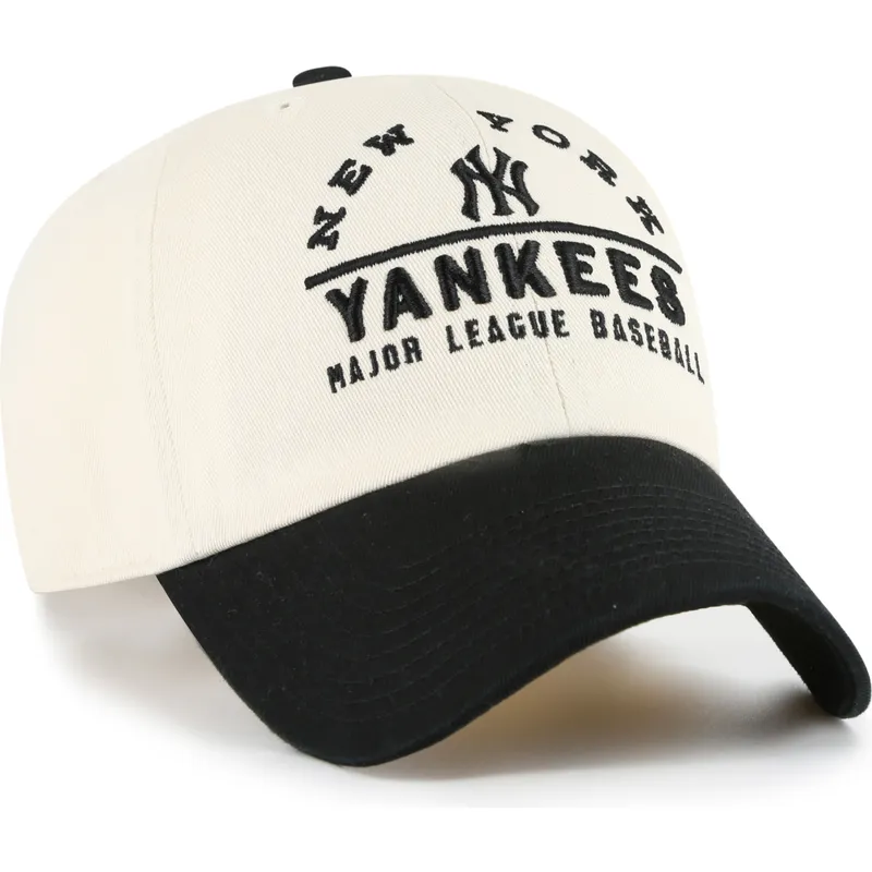 cap-kaareva-beige-adjustable-strap-clean-up-windham-new-york-yankees-mlb-47-brand cap-kaareva-beige-adjustable-strap-clean-up-windham-new-york-yankees-mlb-47-brand