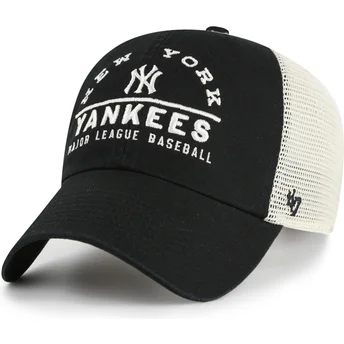 Lippikset kaareva rekka musta snapback Clean Up Windham Mesh New York Yankees MLB 47 Brand