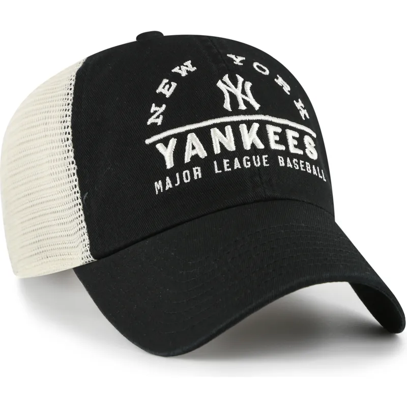 cap-kaareva-black-snapback-clean-up-windham-mesh-new-york-yankees-mlb-47-brand