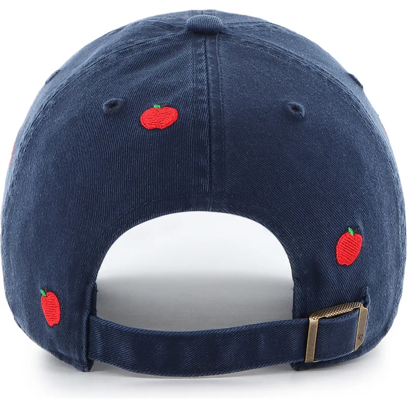 lippikset-kaareva-laivastonsininen-saadettava-nauha-clean-up-scatter-apple-new-york-yankees-mlb-47-brand