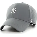 cap-kaareva-gray-adjustable-strap-mvp-cycle-shadow-new-york-yankees-mlb-47-brand