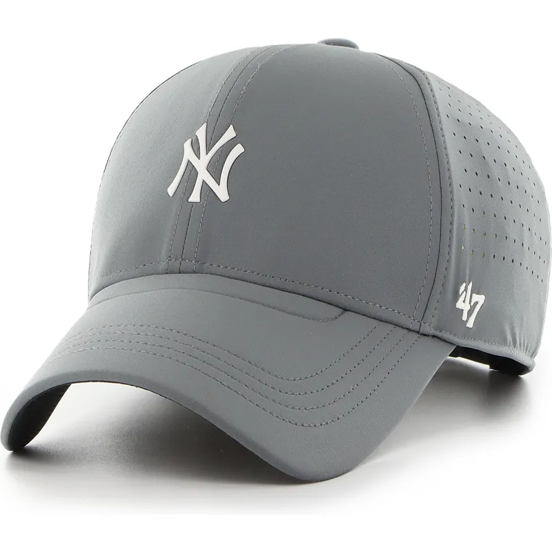 cap-kaareva-gray-adjustable-strap-mvp-cycle-shadow-new-york-yankees-mlb-47-brand cap-kaareva-gray-adjustable-strap-mvp-cycle-shadow-new-york-yankees-mlb-47-brand