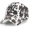 lippikset-kaareva-valkoinen-saadettava-nauha-clean-up-bessie-new-york-yankees-mlb-47-brand