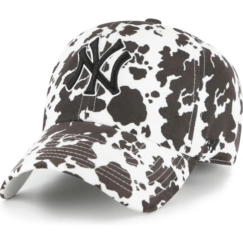 lippikset-kaareva-valkoinen-saadettava-nauha-clean-up-bessie-new-york-yankees-mlb-47-brand lippikset-kaareva-valkoinen-saadettava-nauha-clean-up-bessie-new-york-yankees-mlb-47-brand