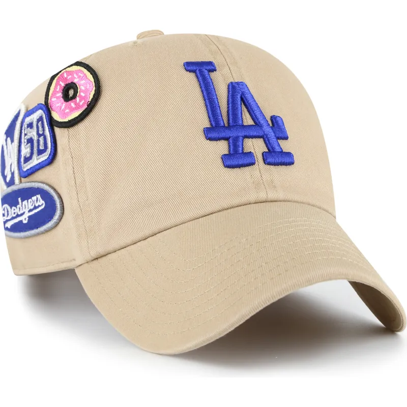 cap-kaareva-khaki-adjustable-strap-clean-up-badges-los-angeles-dodgers-mlb-47-brand cap-kaareva-khaki-adjustable-strap-clean-up-badges-los-angeles-dodgers-mlb-47-brand