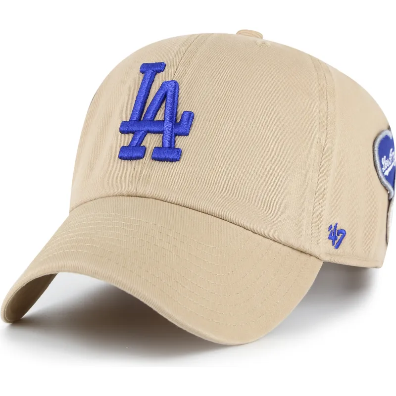 cap-kaareva-khaki-adjustable-strap-clean-up-badges-los-angeles-dodgers-mlb-47-brand cap-kaareva-khaki-adjustable-strap-clean-up-badges-los-angeles-dodgers-mlb-47-brand