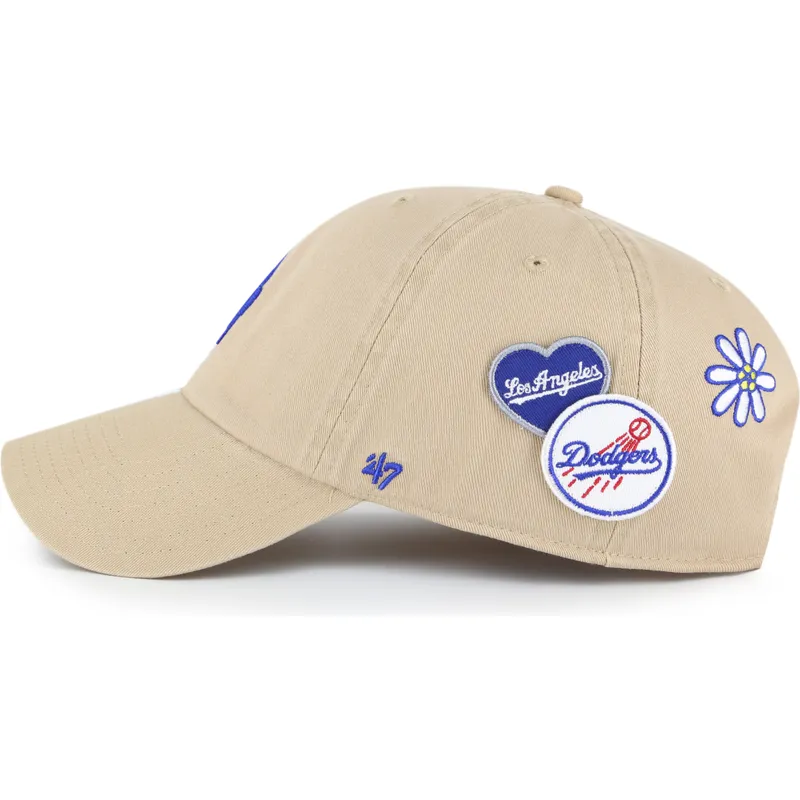 cap-kaareva-khaki-adjustable-strap-clean-up-badges-los-angeles-dodgers-mlb-47-brand cap-kaareva-khaki-adjustable-strap-clean-up-badges-los-angeles-dodgers-mlb-47-brand