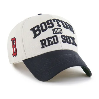 Cap kaareva beige adjustable strap MVP Broke Line Boston Red Sox MLB 47 Brand