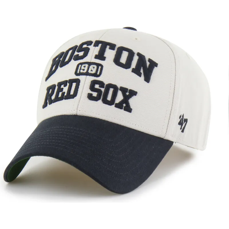 cap-kaareva-beige-adjustable-strap-mvp-broke-line-boston-red-sox-mlb-47-brand cap-kaareva-beige-adjustable-strap-mvp-broke-line-boston-red-sox-mlb-47-brand