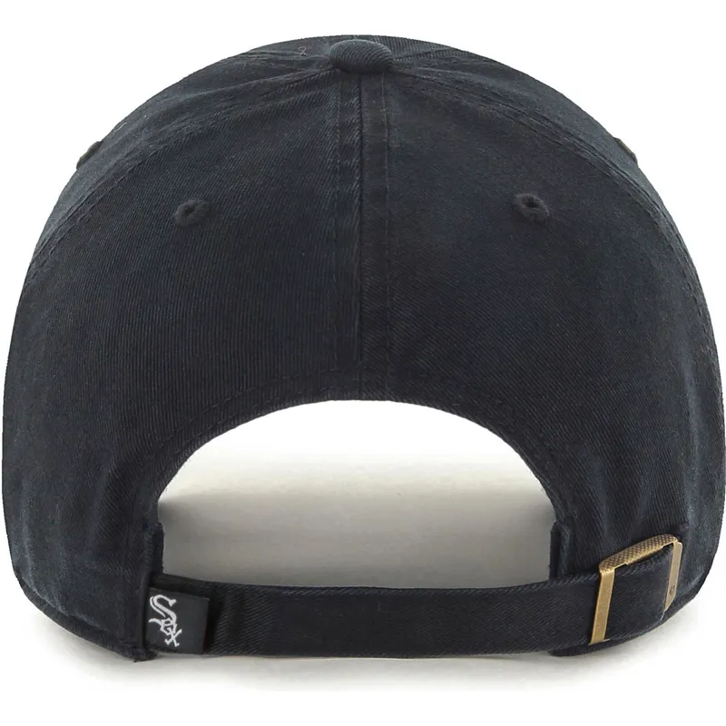 lippikset-kaareva-musta-saadettava-nauha-clean-up-chicago-white-sox-mlb-47-brand