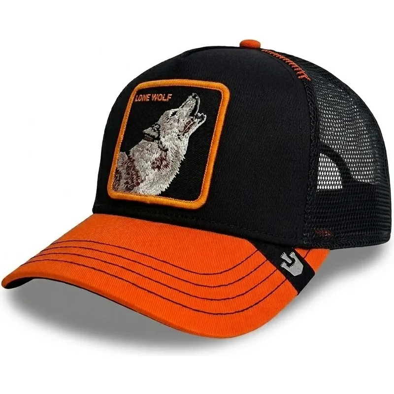 lippikset-kaareva-rekka-musta-snapback-solo-wolf-fab-farm-the-farm-goorin-bros