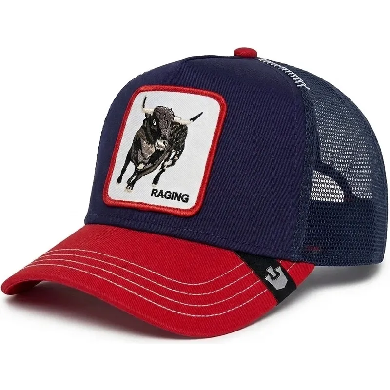 lippikset-kaareva-rekka-laivastonsininen-snapback-raging-bull-fab-farm-the-farm-goorin-bros