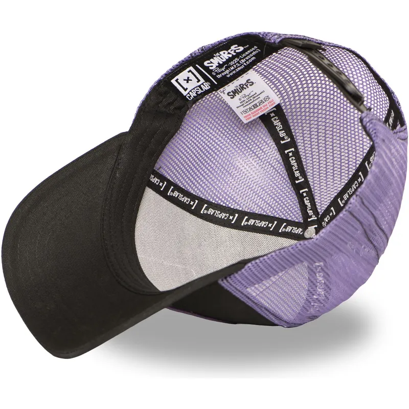 lippikset-kaareva-rekka-musta-snapback-smu-craz-purppuraviiruparta-smurffit-capslab lippikset-kaareva-rekka-musta-snapback-smu-craz-purppuraviiruparta-smurffit-capslab