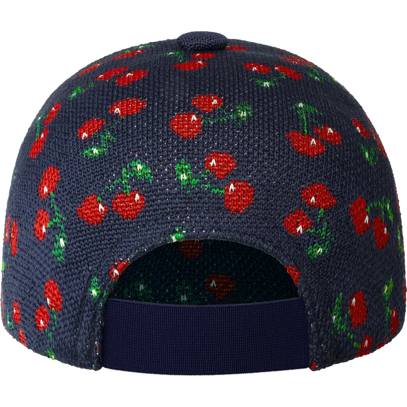 lippikset-kaareva-laivastonsininen-saadettava-nauha-cherry-spacecap-kangol lippikset-kaareva-laivastonsininen-saadettava-nauha-cherry-spacecap-kangol