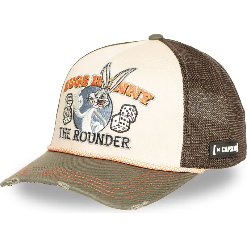 cap-kaareva-brown-snapback-bugs-bunny-looney-tunes-capslab cap-kaareva-brown-snapback-bugs-bunny-looney-tunes-capslab