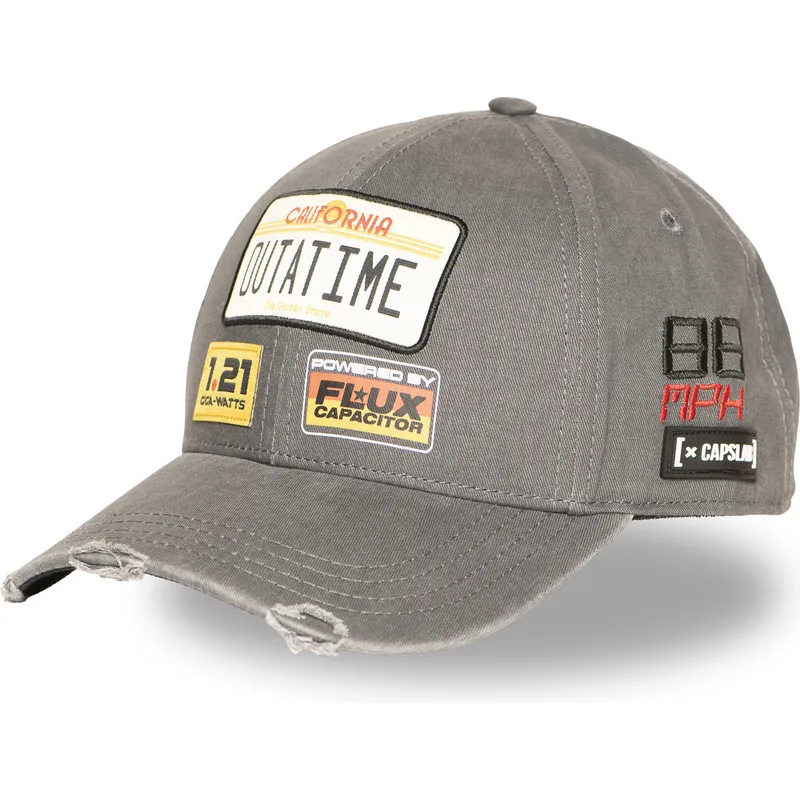 cap-kaareva-gray-snapback-back-to-the-future-capslab cap-kaareva-gray-snapback-back-to-the-future-capslab