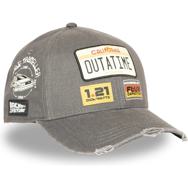 cap-kaareva-gray-snapback-back-to-the-future-capslab cap-kaareva-gray-snapback-back-to-the-future-capslab