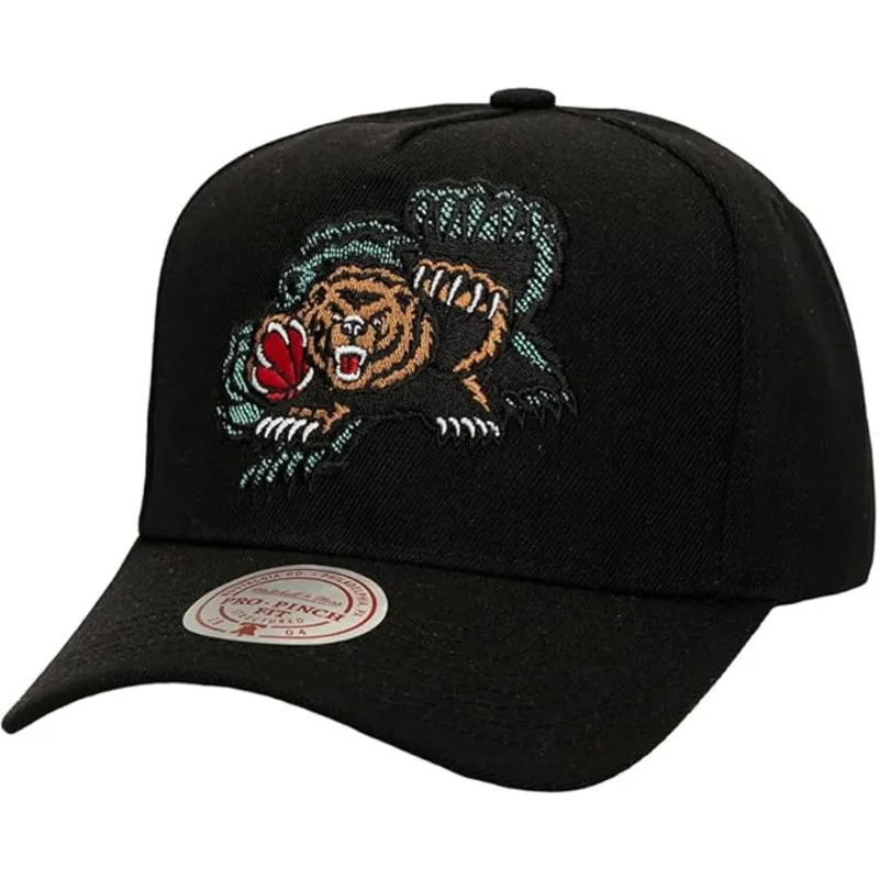 lippikset-kaareva-musta-snapback-tilted-pro-vancouver-grizzlies-nba-mitchell-ness