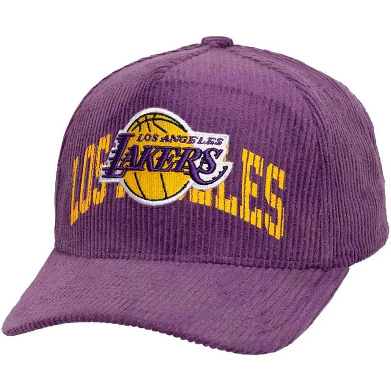 cap-kaareva-violet-snapback-arch-stamp-pro-los-angeles-lakers-nba-mitchell-ness cap-kaareva-violet-snapback-arch-stamp-pro-los-angeles-lakers-nba-mitchell-ness