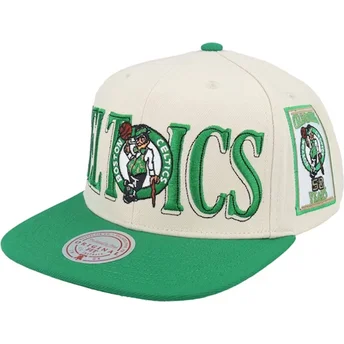 Cap litteä green snapback Across The Board Boston Celtics NBA Mitchell & Ness