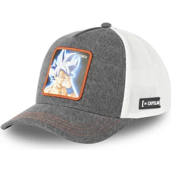 Lippikset kaareva rekka harmaa snapback Son Goku Ultra Instinct DBS8 GOKB Dragon Ball Son Goku Dragon Ball Capslab