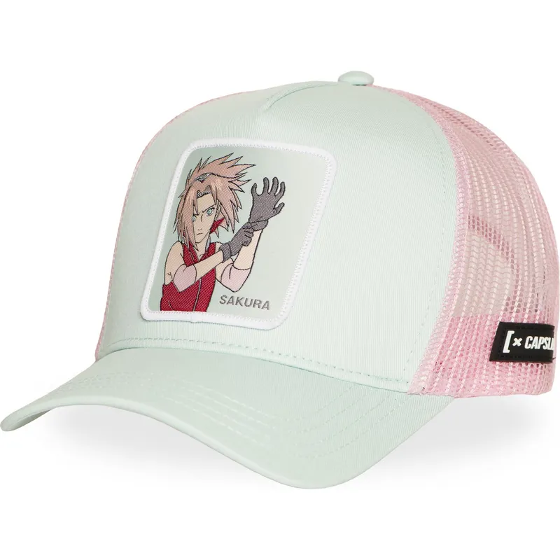 lippikset-kaareva-rekka-vihrea-snapback-rosa-ns6-sakb-sakura-haruno-naruto-capslab