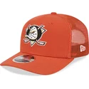 lippikset-kaareva-rekka-oranssi-snapback-9seventy-stretch-snap-evergreen-anaheim-ducks-nhl-new-era