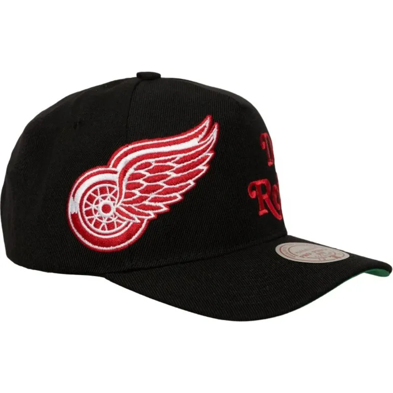 lippikset-kaareva-musta-snapback-busted-pro-detroit-red-wings-nhl-mitchell-ness lippikset-kaareva-musta-snapback-busted-pro-detroit-red-wings-nhl-mitchell-ness