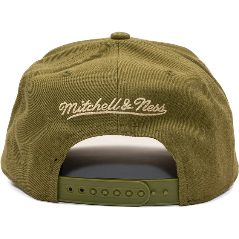 cap-kaareva-green-snapback-fashion-basic-pro-vancouver-grizzlies-nba-mitchell-ness