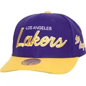 lippikset-kaareva-violetti-snapback-team-script-20-pro-los-angeles-lakers-nba-mitchell-ness