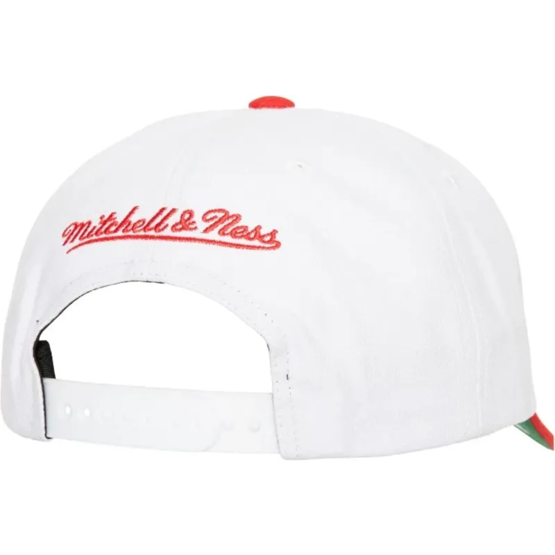 lippikset-kaareva-punainen-snapback-team-2-tone-20-pro-chicago-bulls-nba-mitchell-ness