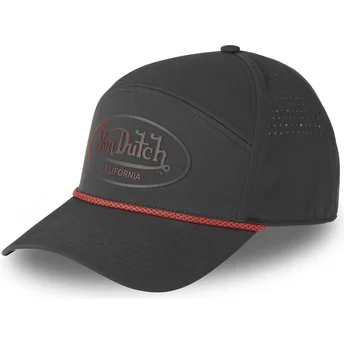 Lippikset kaareva rekka musta snapback CORD14 Von Dutch