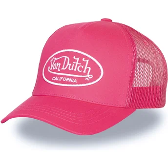 Lippikset kaareva rekka vaaleanpunainen snapback LOF B46 Von Dutch