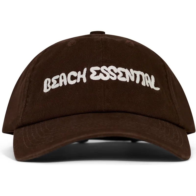 pica-pica-curved-brim-beach-essential-brown-adjustable-cap