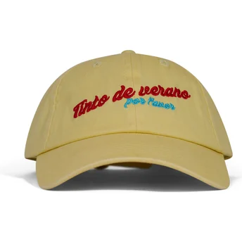 Cap kaareva yellow adjustable strap Tinto Verano Pica Pica