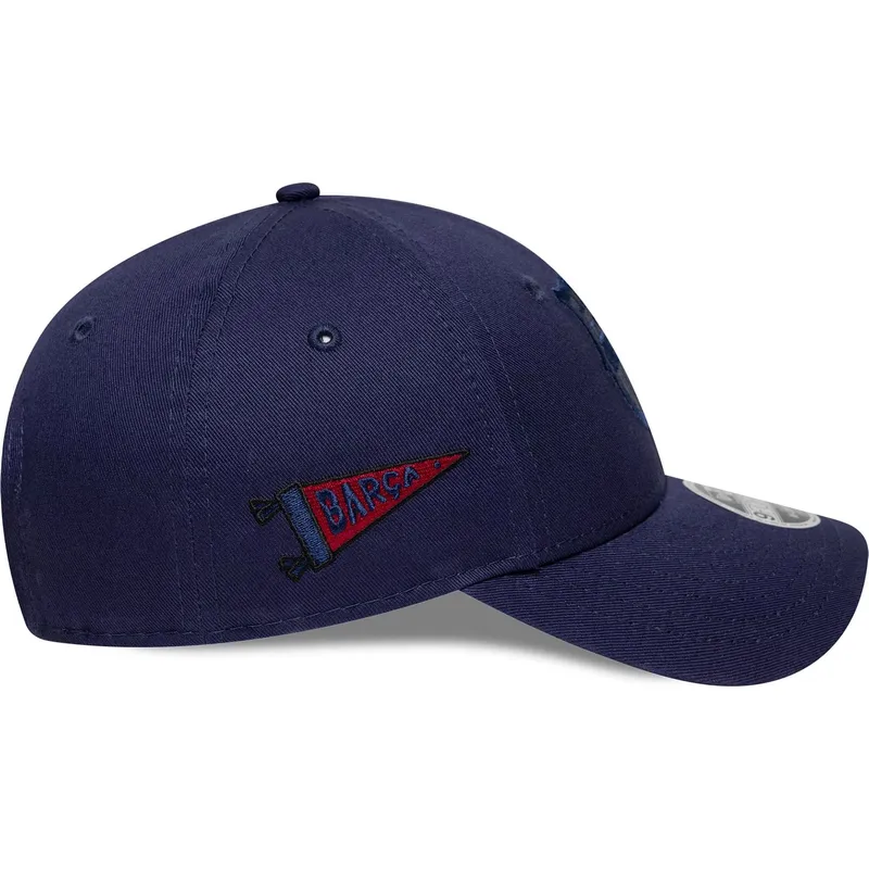 cap-kaareva-navy-blue-snapback-lapsille-9forty-m-crown-graphic-fc-barcelona-laliga-new-era