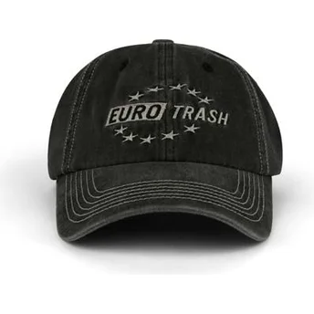 Cap kaareva black adjustable strap Pica Pica
