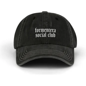Cap kaareva black adjustable strap Pica Pica