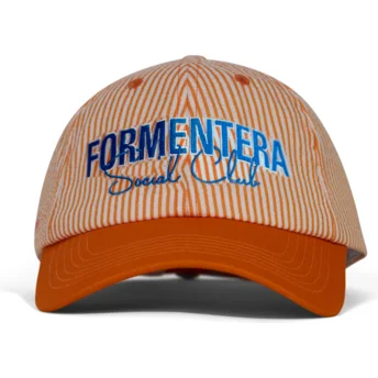 Cap kaareva orange adjustable strap Pica Pica