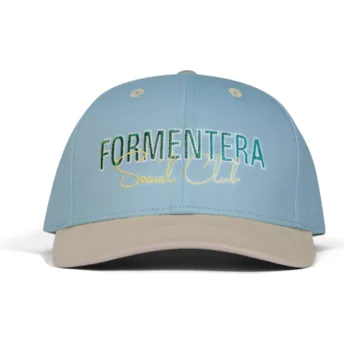 Lippikset kaareva sininen snapback Pica Pica