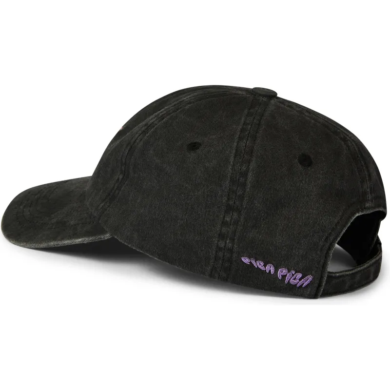 cap-kaareva-black-adjustable-strap-pica-pica cap-kaareva-black-adjustable-strap-pica-pica