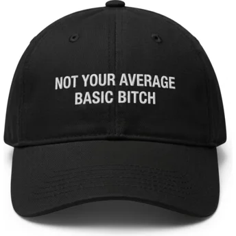 Lippikset kaareva musta säädettävä nauha Not Your Average Basic Bitch Pica Pica