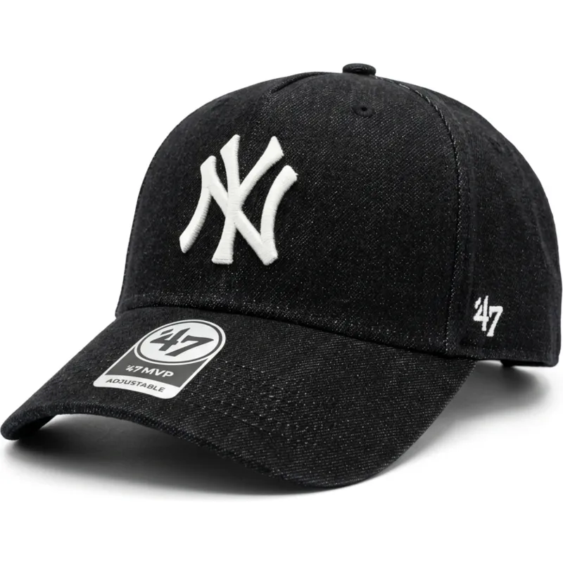 cap-kaareva-black-snapback-mvp-dt-denim-new-york-yankees-mlb-47-brand cap-kaareva-black-snapback-mvp-dt-denim-new-york-yankees-mlb-47-brand