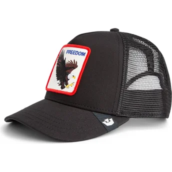 Lippikset kaareva rekka musta snapback Freedom The Farm Goorin Bros.