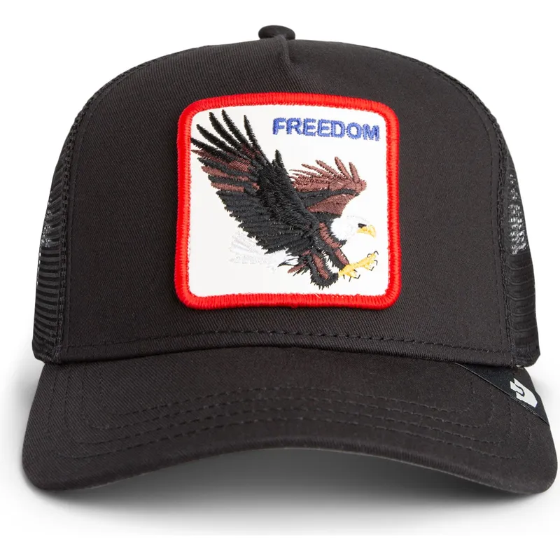 lippikset-kaareva-rekka-musta-snapback-freedom-the-farm-goorin-bros