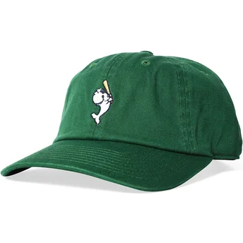 Lippikset kaareva vihreä säädettävä nauha Ballpark Yokohama Whales MLB American Needle