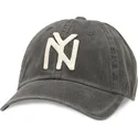 lippikset-kaareva-musta-saadettava-nauha-archive-new-york-black-yankees-mlb-american-needle