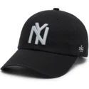 lippikset-kaareva-musta-saadettava-nauha-ballpark-new-york-black-yankees-mlb-american-needle