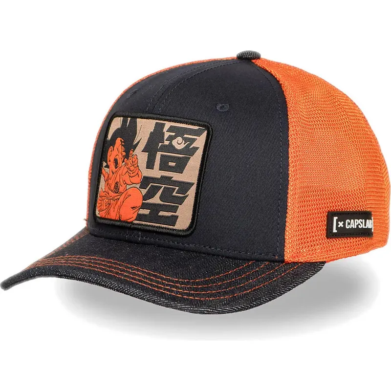 lippikset-kaareva-rekka-sininen-snapback-db6-kid-son-goku-dragon-ball-capslab lippikset-kaareva-rekka-sininen-snapback-db6-kid-son-goku-dragon-ball-capslab